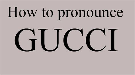 gucci brand pronunciation|pronounce alfa romeo.